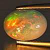 Natural Multi-Color Play Of Colour Opal Gemstone 2.10 Ct. Oval Cabochon Shape 12 x 8.9 Mm Natural Multi-Color Play Of Colour Opal Gemstone 2.10 Ct. Oval Cabochon Shape 12 x 8.9 Mm