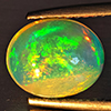 Natural Multi-Color Play Of Colour Opal Gemstone 1.99 Ct. Oval Cabochon Shape 10.5 x 8.5 Mm Natural Multi-Color Play Of Colour Opal Gemstone 1.99 Ct. Oval Cabochon Shape 10.5 x 8.5 Mm