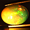 Natural Multi-Color Play Of Colour Opal Gemstone 2.51 Ct. Oval Cabochon Shape 11.7 x 9 Mm Natural Multi-Color Play Of Colour Opal Gemstone 2.51 Ct. Oval Cabochon Shape 11.7 x 9 Mm
