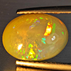 Natural Multi-Color Play Of Colour Opal Gemstone 2.18 Ct. Oval Cabochon Shape 12 x 8.9 Mm. Natural Multi-Color Play Of Colour Opal Gemstone 2.18 Ct. Oval Cabochon Shape 12 x 8.9 Mm.