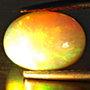 Natural Multi-Color Play Of Colour Opal Gemstone 2.05 Ct. Oval Cabochon Shape 10.7 x 8 Mm. Natural Multi-Color Play Of Colour Opal Gemstone 2.05 Ct. Oval Cabochon Shape 10.7 x 8 Mm.