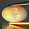 Natural Multi-Color Play Of Colour Opal Gemstone 1.68 Ct. Oval Cabochon Shape 12 x 7.8 Mm Natural Multi-Color Play Of Colour Opal Gemstone 1.68 Ct. Oval Cabochon Shape 12 x 7.8 Mm