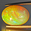 Natural Multi-Color Play Of Colour Opal Gemstone 4.67 Ct. Oval Cabochon Shape 14.4 x 10.6 Mm Natural Multi-Color Play Of Colour Opal Gemstone 4.67 Ct. Oval Cabochon Shape 14.4 x 10.6 Mm