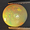 Natural Multi-Color Play Of Colour Opal Gemstone 1.52 Ct. Oval Cabochon Shape 10.1 x 8.1 Mm Natural Multi-Color Play Of Colour Opal Gemstone 1.52 Ct. Oval Cabochon Shape 10.1 x 8.1 Mm