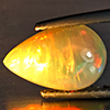 Natural Multi-Color Play Of Colour Opal Gemstone 2.39 Ct. Pear Cabochon Shape 12.8 x 8.6 Mm Natural Multi-Color Play Of Colour Opal Gemstone 2.39 Ct. Pear Cabochon Shape 12.8 x 8.6 Mm