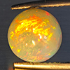 Natural Multi-Color Play Of Colour Opal Gemstone 1.58 Ct. Round Cabochon Shape 8.7 Mm Natural Multi-Color Play Of Colour Opal Gemstone 1.58 Ct. Round Cabochon Shape 8.7 Mm