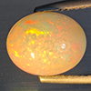 Natural Multi-Color Play Of Colour Opal Gemstone 1.94 Ct. Oval Cabochon Shape 10.1 x 8.1 Mm. Natural Multi-Color Play Of Colour Opal Gemstone 1.94 Ct. Oval Cabochon Shape 10.1 x 8.1 Mm.