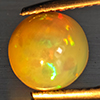 Natural Multi-Color Play Of Colour Opal Gemstone 1.61 Ct. Round Cabochon Shape 8.3 Mm Natural Multi-Color Play Of Colour Opal Gemstone 1.61 Ct. Round Cabochon Shape 8.3 Mm