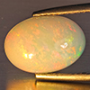 Natural Multi-Color Play Of Colour Opal Gemstone 2.35 Ct. Oval Cabochon Shape 12.8 x 9 Mm Natural Multi-Color Play Of Colour Opal Gemstone 2.35 Ct. Oval Cabochon Shape 12.8 x 9 Mm