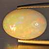 Natural Multi-Color Play Of Colour Opal Gemstone 1.97 Ct. Oval Cabochon Shape 12.5 x 9 Mm Natural Multi-Color Play Of Colour Opal Gemstone 1.97 Ct. Oval Cabochon Shape 12.5 x 9 Mm