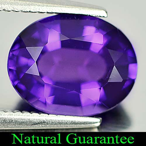 1.78 Ct. Clean Good Natural Gem Purple Amethyst Oval Shape