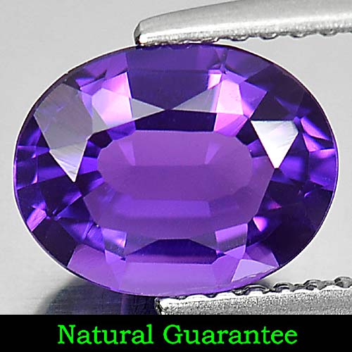 1.76 Ct. Clean Charming Natural Gem Purple Amethyst Oval Shape