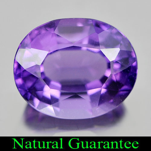 2.55 Ct. Clean Oval Natural Gemstone Purple Amethyst Brazil