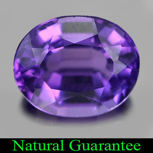 2.54 Ct. Clean Natural Unheated Amethyst Purple Oval Shape