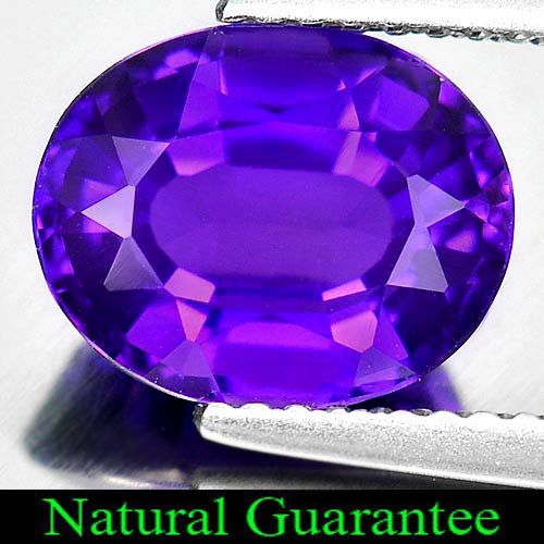 2.56 Ct. Clean Beautiful Natural Gem Purple Amethyst Oval Shape