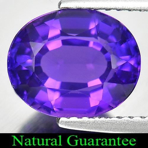 2.62 Ct. Clean Gemstone Natural Purple Amethyst Oval Shape