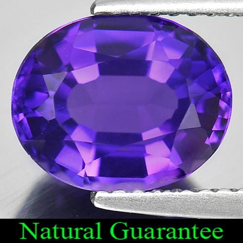 2.49 Ct. Clean Oval Shape Natural Gemstone Purple Amethyst