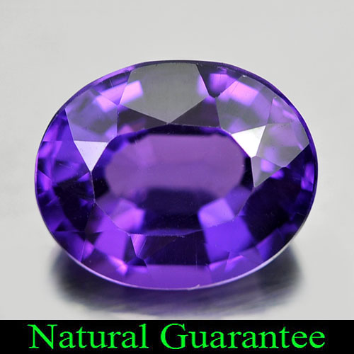 Unheated 2.46 Ct. Natural Gemstone Purple Amethyst Oval Shape