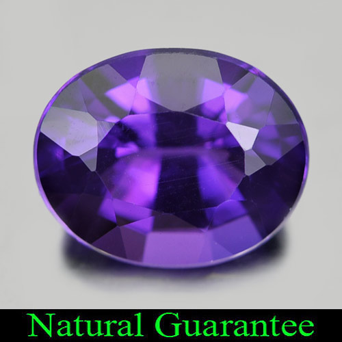 2.46 Ct. Oval Natural Gemstone Purple Amethyst Unheated