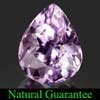 Unheated 2.44 Ct. Pear Natural Purple Amethyst Brazil