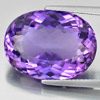 Purple Amethyst 15.23 Ct. Oval Shape 19.3 x 14.5 Mm. Natural Gemstone Brazil