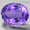 Purple Amethyst 13.31 Ct. Clean Oval Shape 17.3 x 13.7 Mm. Natural Gem Unheated