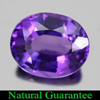 2.44 Ct. Clean Gemstone Natural Purple Amethyst Oval Shape Unheated