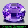 Unheated 2.40 Ct. Clean Oval Natural Gem Purple Amethyst Brazil