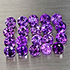 Natural Purple Amethyst 2.09 Ct. 20 Pcs. Round VVS 3.1 Mm. Gemstone