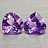 Natural Purple Amethyst 1.27 Ct. 2 Pcs Pear Shape 6.1 Mm Gemstones