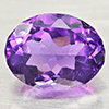 Natural Purple Amethyst  5.09 Ct. Oval Shape 12.5 x 9.7 Mm Gemstone from Brazil