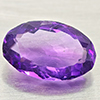 Natural Purple  Amethyst 6.16 Ct. Oval Shape 15.1 x 10.1 Mm Gemstone