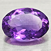 Natural Purple Amethyst 4.89 Ct. Oval Shape 12.7 x 9.3 Mm Gemstone from Brazil