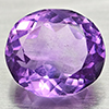 Natural Purple Amethyst 6.68 Ct. Oval Shape 12.2 x 10.9 Mm Gemstone from Brazil