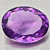 Natural Purple Amethyst 6.42 Ct. Oval Shape 14.1 x 11.2 Mm Gemstone from Brazil