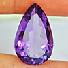 Natural Purple Amethyst 7.28 Ct. Pear Shape 17 x 10.6 Mm Gemstone From Brazil