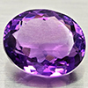 Natural Purple Amethyst 7.71 Ct. Oval Shape 13.7 x 11.3 Mm Gemstone from Brazil