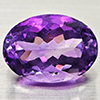 Natural Purple Amethyst 8.52 Ct. Oval Shape 15.3 x 11 Mm Gemstone from Brazil