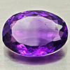 Natural Purple Amethyst 8.28 Ct. Oval Shape 16.2 x 11.9 Mm Gemstone from Brazil