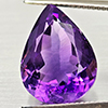 Natural Purple Amethyst 14.06 Ct. Pear Shape 17.5 x 13.2 Mm Gemstone From Brazil