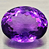 Natural Purple Amethyst 15.68 Ct. Oval Shape 17.3 x 13.5 Mm Gemstone from Brazil