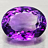 Natural Purple Amethyst 11.31 Ct. Oval Shape 16.2 x 12.3 Mm Gemstone from Brazil