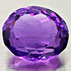 Natural Purple Amethyst 7.67 Ct. Oval Shape 12.6 x 10.9 Mm Gemstone from Brazil
