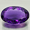 Natural Purple Amethyst 18.55 Ct. Oval Shape 20 x 13.8 Mm Gemstone from Brazil