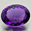 Natural Purple Amethyst 19.57 Ct. Oval Shape 18.7 x 15.2 Mm Gemstone from Brazil