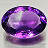 Natural Purple Amethyst 17.45 Ct. Oval Shape 19.1 x 14.1 Mm Gemstone from Brazil