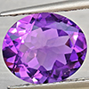 Natural Purple Amethyst 3.04 Ct. Oval Shape 11 x 9 Mm Gemstone from Brazil