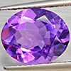 Natural Purple Amethyst 3.14 Ct. Oval Shape 11 x 9 Mm Gemstone from Brazil