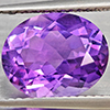 Natural Purple Amethyst 3.31 Ct. Oval Shape 11 x 9 Mm Gemstone from Brazil