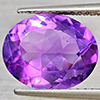 Natural Purple Amethyst 2.83 Ct. Oval Shape 11 x 9 Mm Gemstone from Brazil